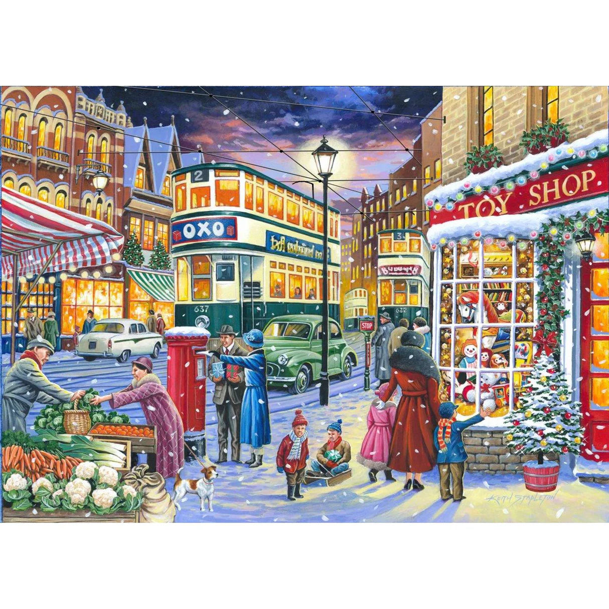 The House Of Puzzles No.19 - Catching The Tram 1000 Piece Puzzle