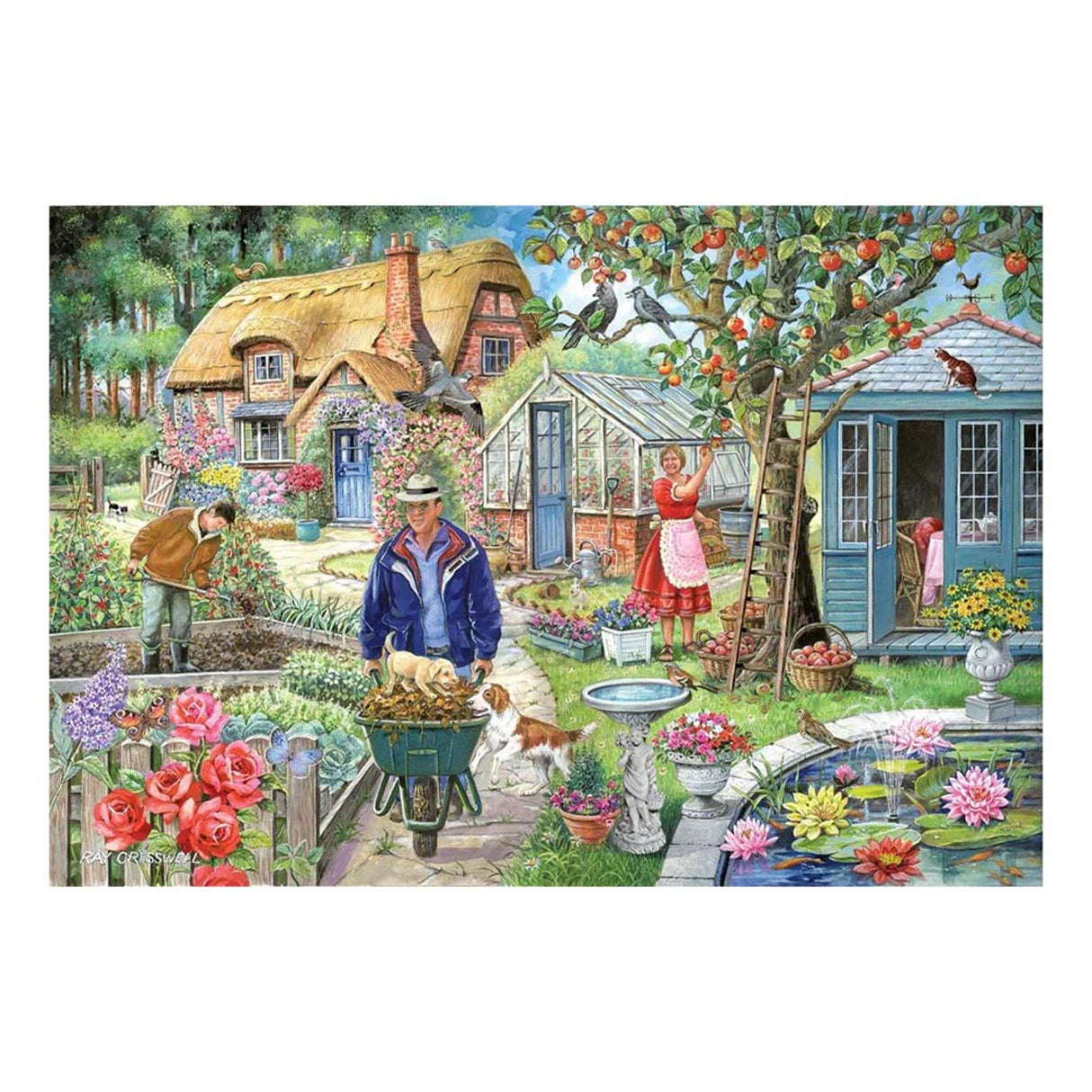 The House Of Puzzles No.1 - In The Garden 1000 Piece Puzzle