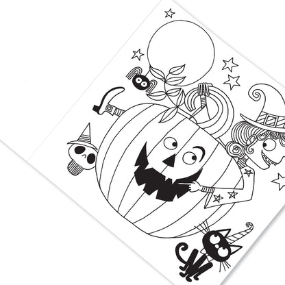 Rachel Ellen Halloween Colouring Book