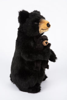 Hansa Black Bear Mama with Baby