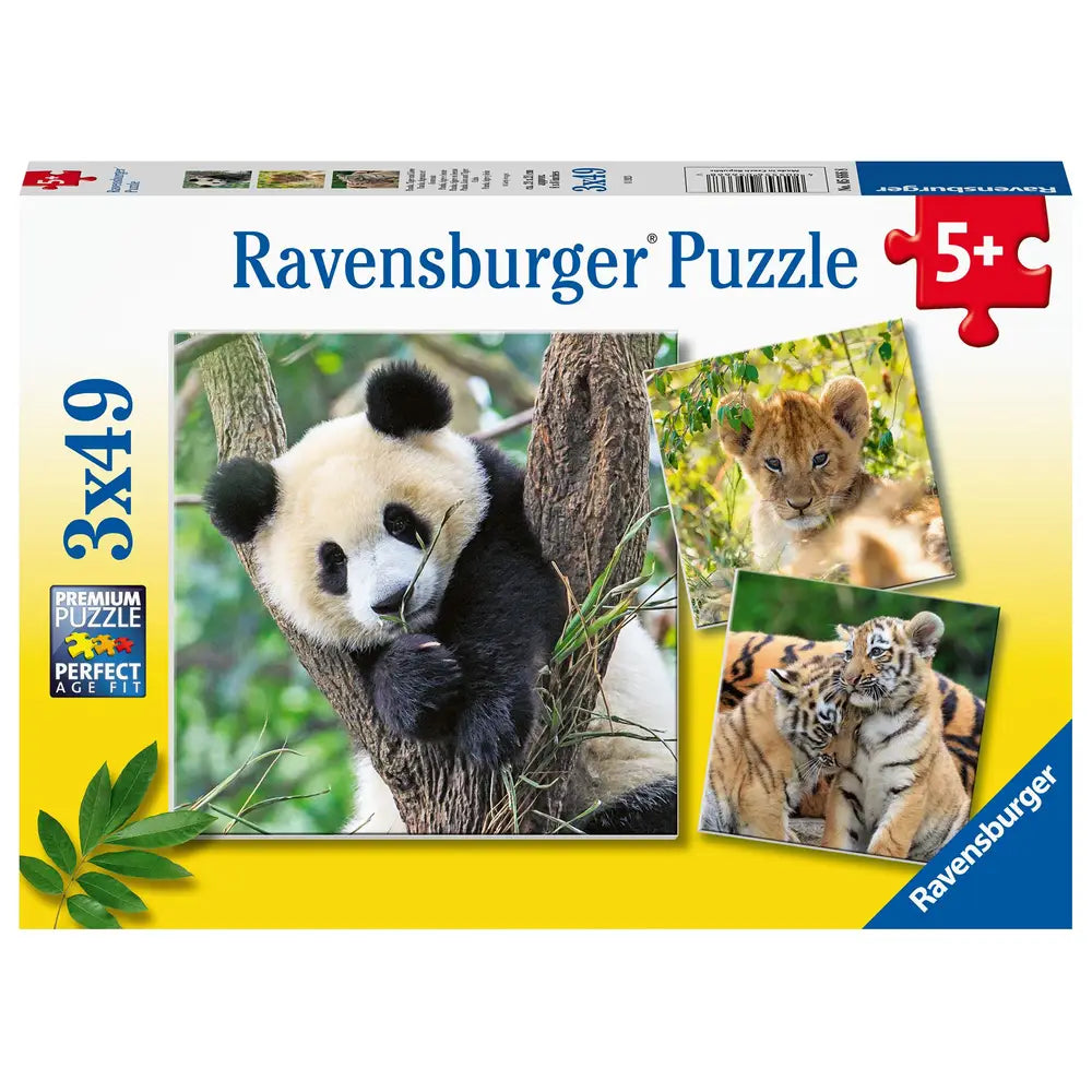 Ravensburger Wildlife, 3x 49pc