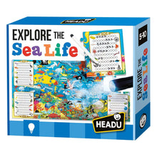 Headu Explore Sea Life Puzzle W/Torch & Notebook