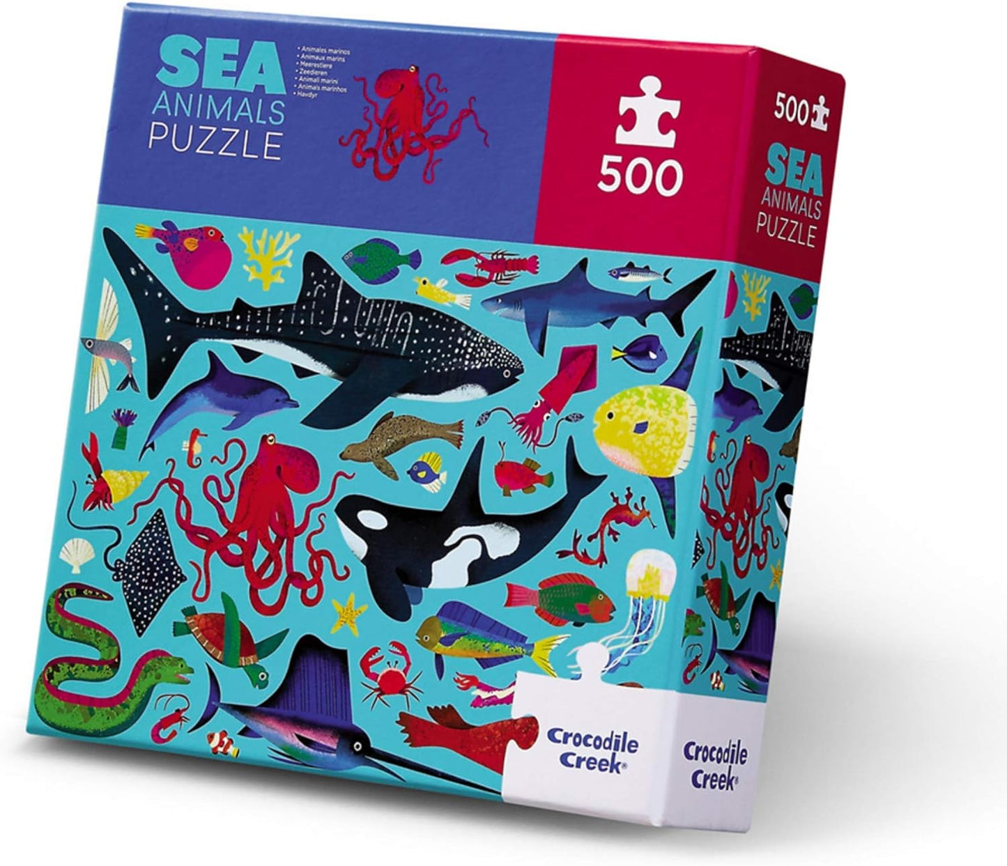 Crocodile Creek Sea Animals 500pc puzzle