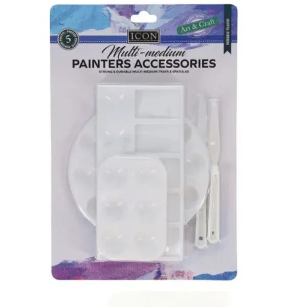 Icon  Set 5 MultiMedium Painters Accessories