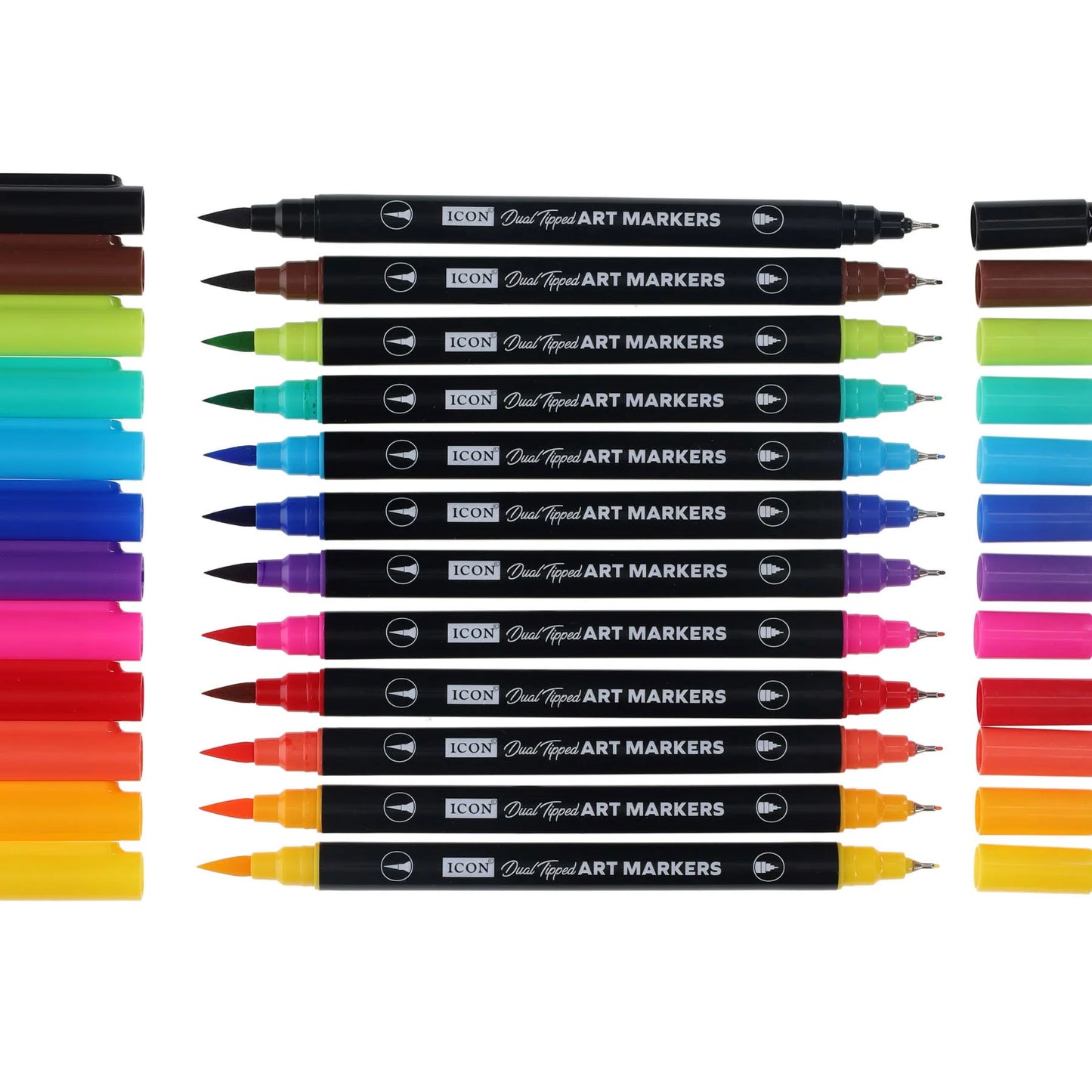 Icon Pkt12 Quick Drying Art Markers  Spectrum