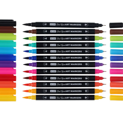 Icon Pkt12 Quick Drying Art Markers  Spectrum
