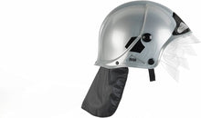 Klein Firefighter Helmet With Visor, Silver