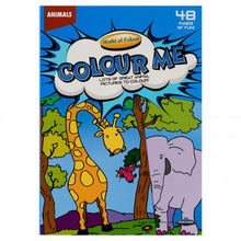 World of Colour A4 48Pg Perforated Colouring Book Animals