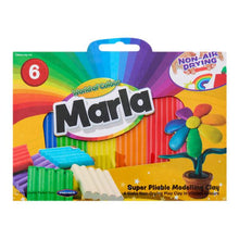 World of Colur Pkt 6 100g Marla Modelling Clay