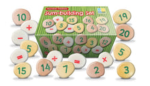 Yellow Door Number Pebbles - Sum Building Set