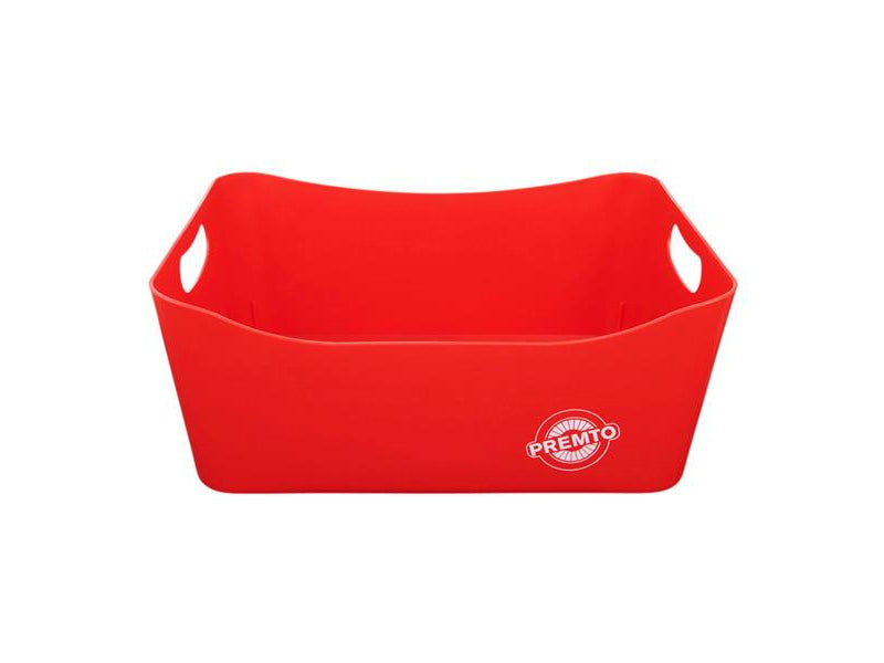 Premto Large Storage Basket Ketchup Red