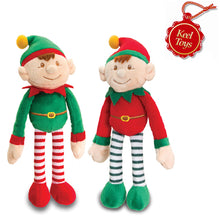 Keel Toys Christmas Dangly Elf Plush Toy 2 Asstd