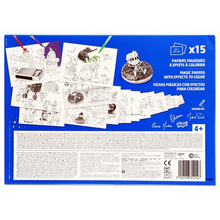Maped Set 15 A4 Sheets Magic Colouring Paper 2 Asst