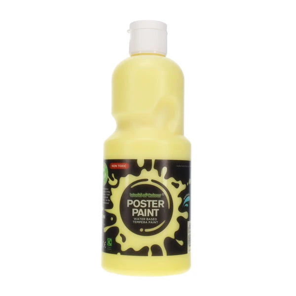 World of Colour Poster Paint 500ml  Lemon Yellow