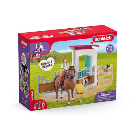 Schleich Horsebox With Hannah & Cayenne