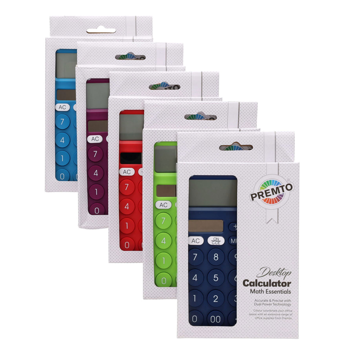 Premto Desktop Calculator  5 Asst
