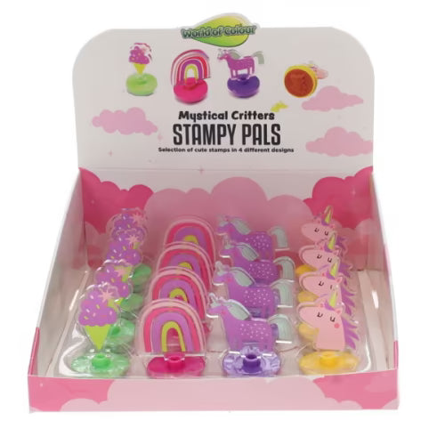 World of Colour Mystical Critters Stampy Pals  Asst