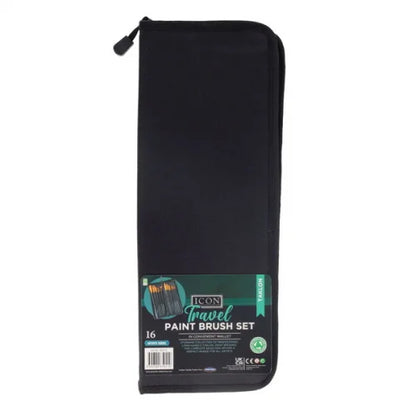Icon Pkt16 Travel Paint Brush Set  Taklon