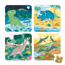 Janod 4 Puzzles Dinosaurs (6-9-12-16 Pcs)