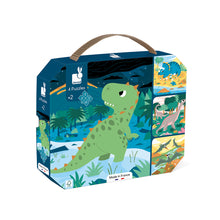 Janod 4 Puzzles Dinosaurs (6-9-12-16 Pcs)