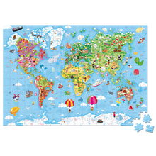 Janod World Giant Puzzle - 300 Pcs