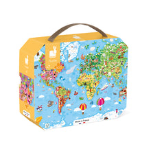 Janod World Giant Puzzle - 300 Pcs