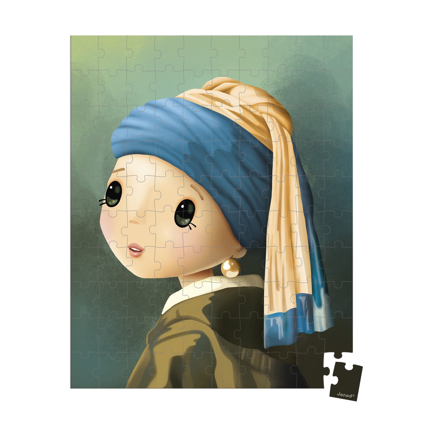 Janod 100-Piece Vermeer-Inspired Puzzle