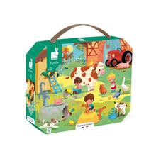 Janod Puzzle A Day At The Farm - 24 Pcs