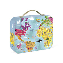 Janod World Both Side Rounded Puzzle - 208 Pcs