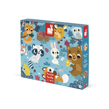 Janod Tactile Puzzle "Forest Animals" - 20 Pcs