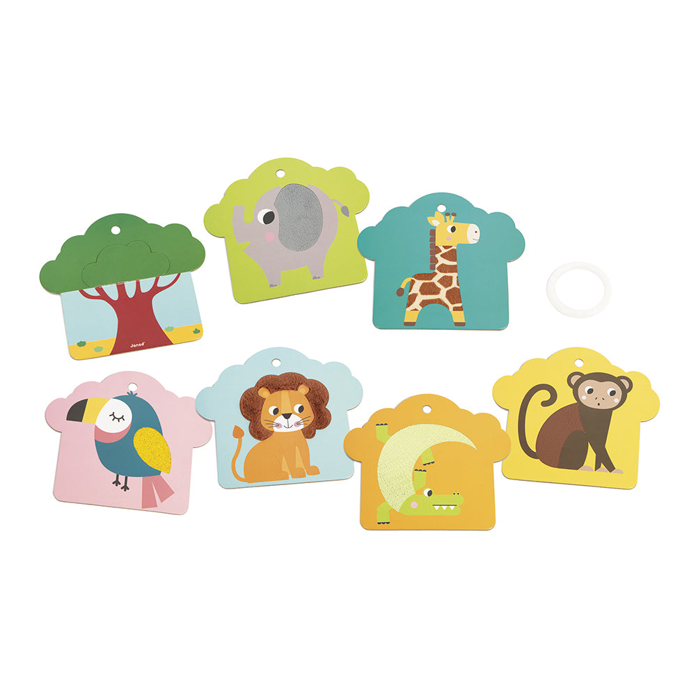 Janod Savannah Tactile Cards Set