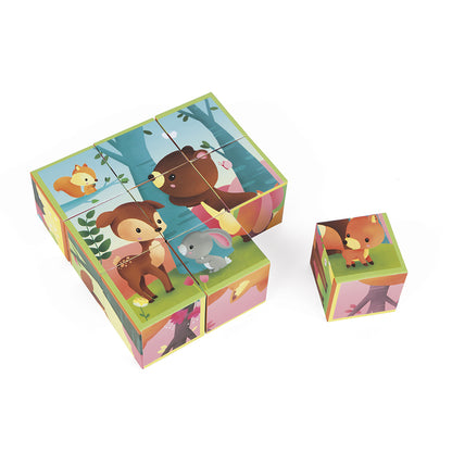 Janod Kubkid - 9 Blocks - Forest Animals