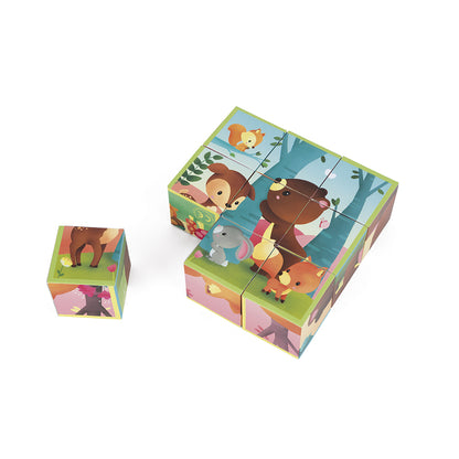 Janod Kubkid - 9 Blocks - Forest Animals