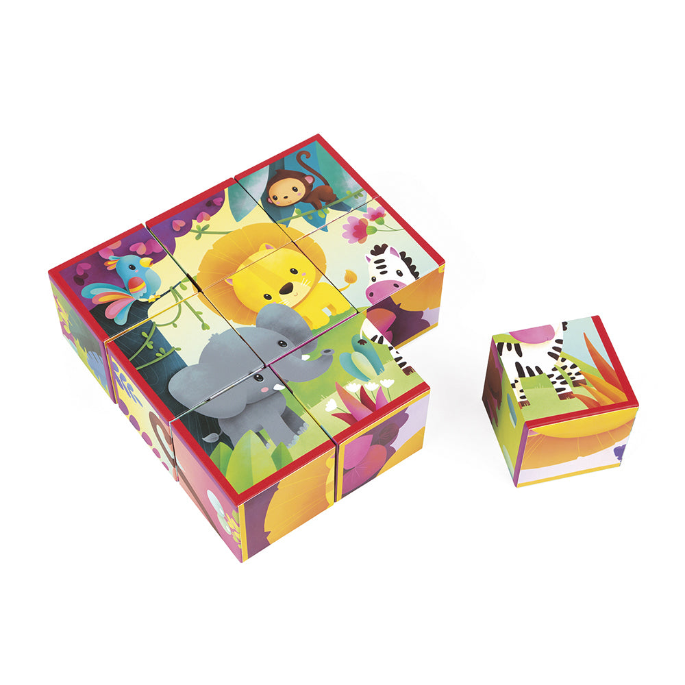Janod Kubkid - 9 Blocks - Jungle Animals