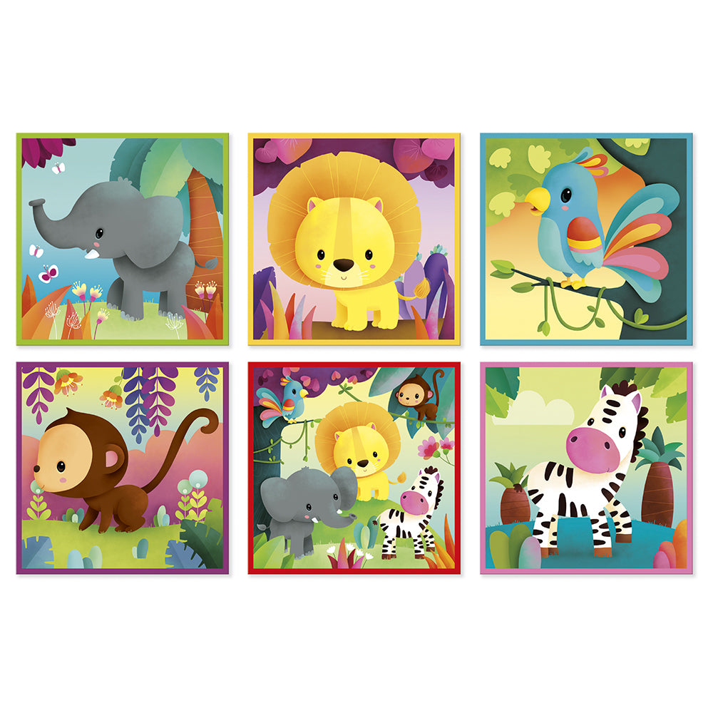Janod Kubkid - 9 Blocks - Jungle Animals
