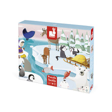 Janod Tactile Puzzle "Life On The Ice" -20 Pcs