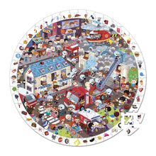 Janod Round Observation Puzz Firemen - 208 Pcs