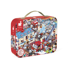 Janod Round Observation Puzz Firemen - 208 Pcs