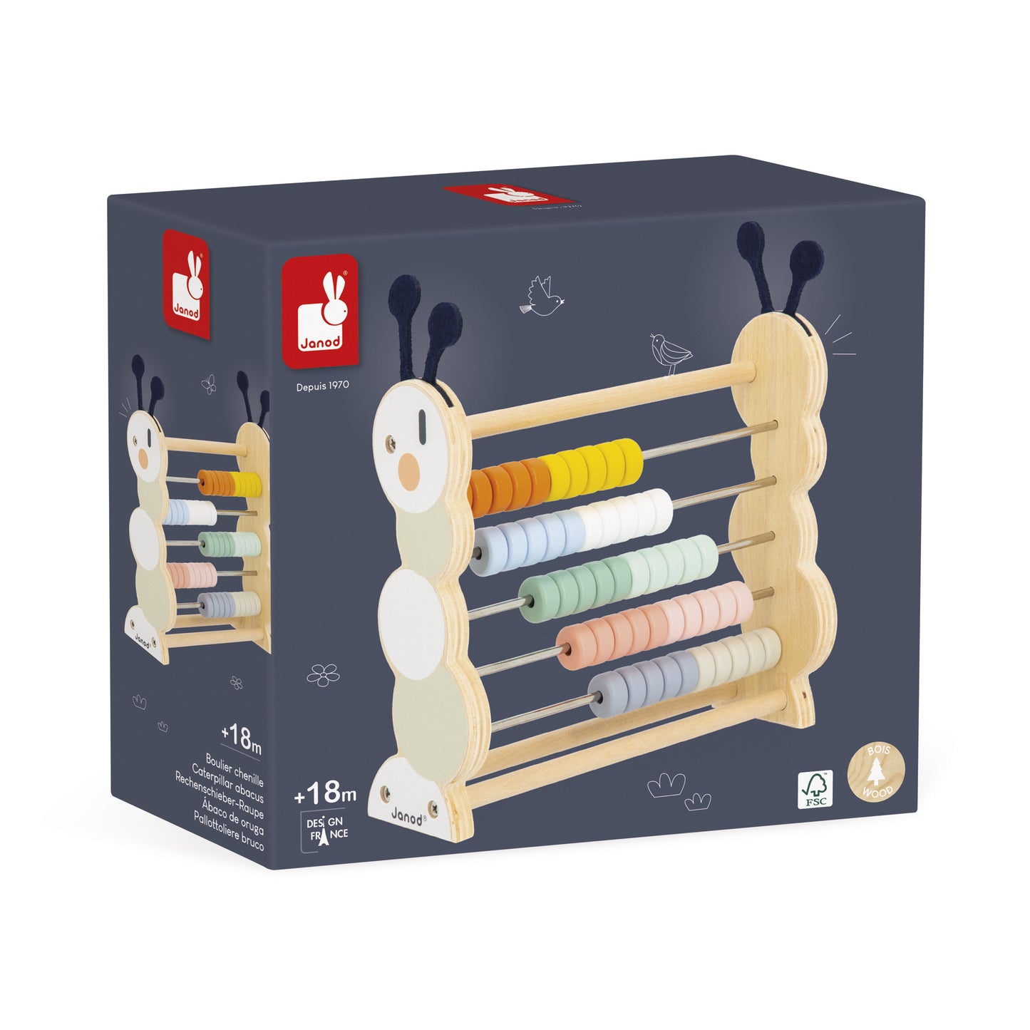 Janod Swc - Caterpillar Abacus
