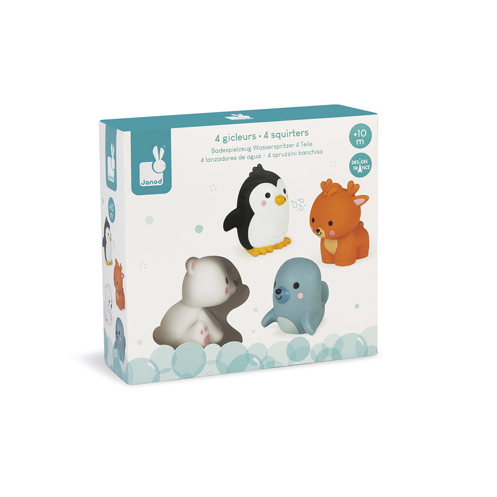 Janod 4 Polar Animals Squirters