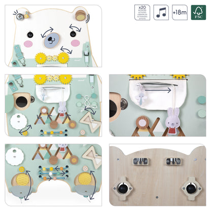 Janod Pure - Bear Activity Board