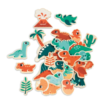 Janod Dino - Dino Magnets 24 Pieces