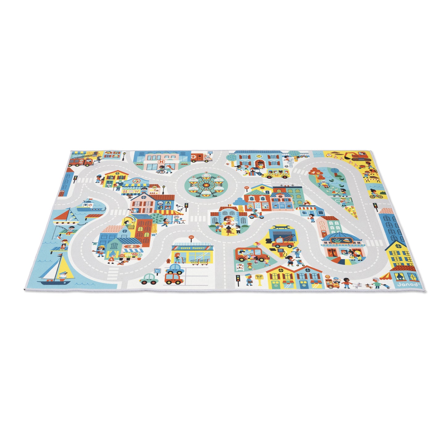 Janod Cross Roads - City Play Mat