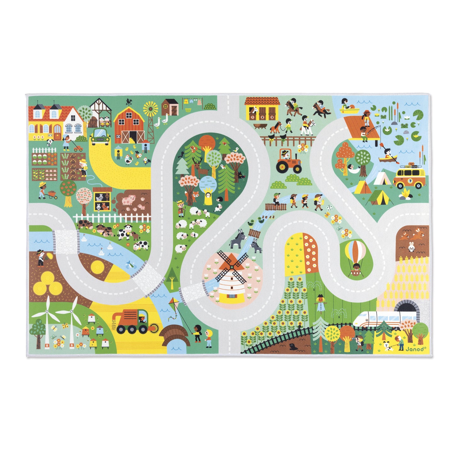 Janod Cross Roads - Countryside Mat