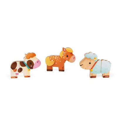 Janod Funny Magnets - Farm