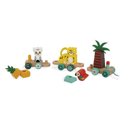 Janod Tropik - Pull-Along Tropical Train