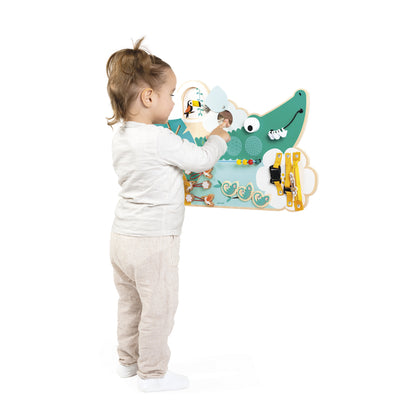 Janod Tropik - Crocodile Activity Board