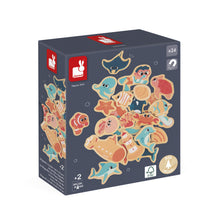 Janod 24 Sea Life Magnets