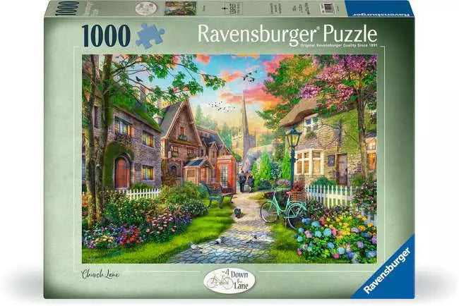 Ravensburger Down the Lane No.4 Church Lane 1000 pc