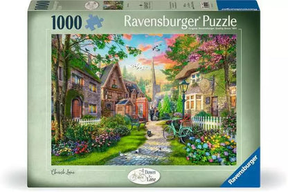Ravensburger Down the Lane No.4 Church Lane 1000 pc